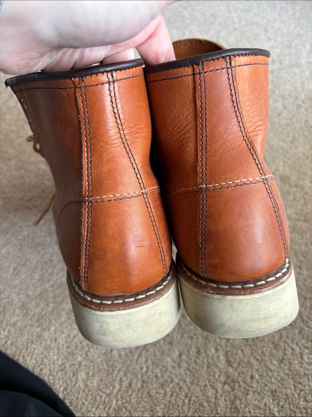 Red Wing Moc Toe boots, Oro, 8B - Picture 3 of 6